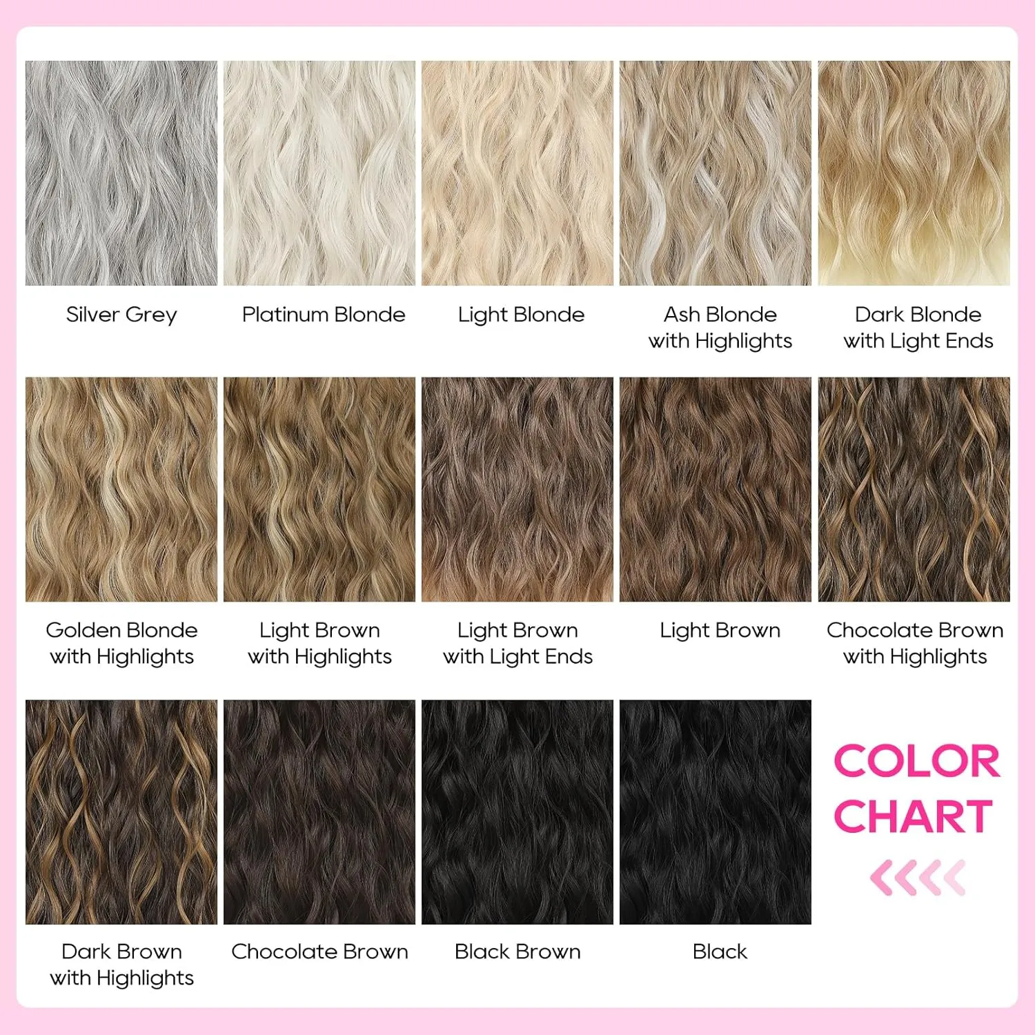 REECHO Clip in Hair Extensions, 4PCS 14" Short Wavy Hair Extensions Invisible Lace Weft Natural Soft Hairpieces for Women Chocolate Brown with Highlights