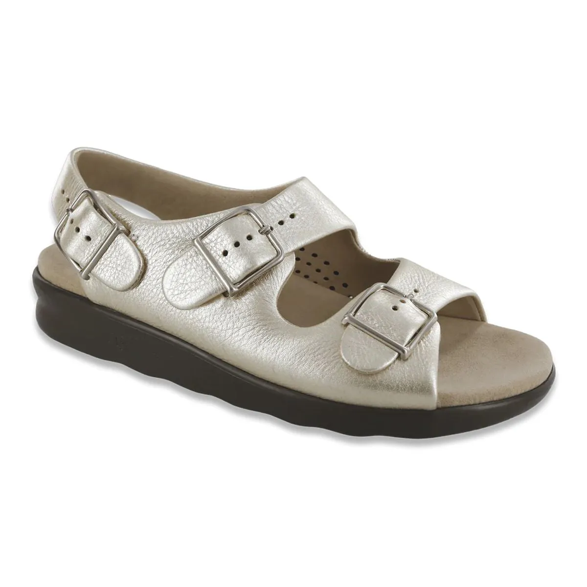 Relaxed Heel Strap Sandal