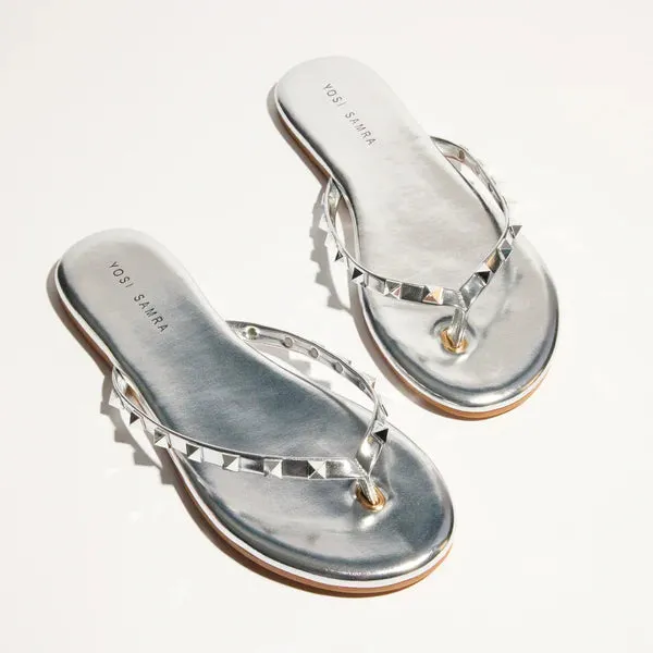 Rivington Stud Sandal - Silver