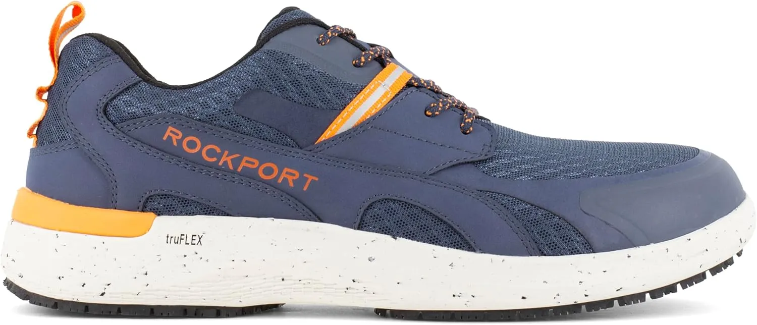 Rockport Men's Truflex Fly Blucher Work Powered by MaxTrax Safety