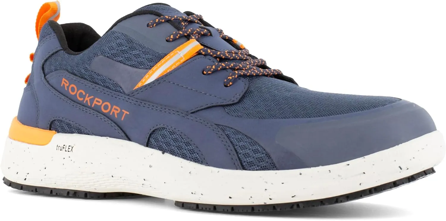 Rockport Men's Truflex Fly Blucher Work Powered by MaxTrax Safety