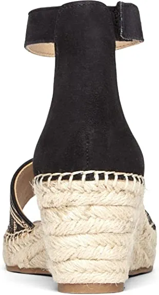 Rockport Women's Marah 2 Piece Ankle Wedge Sandal, Blush, 6