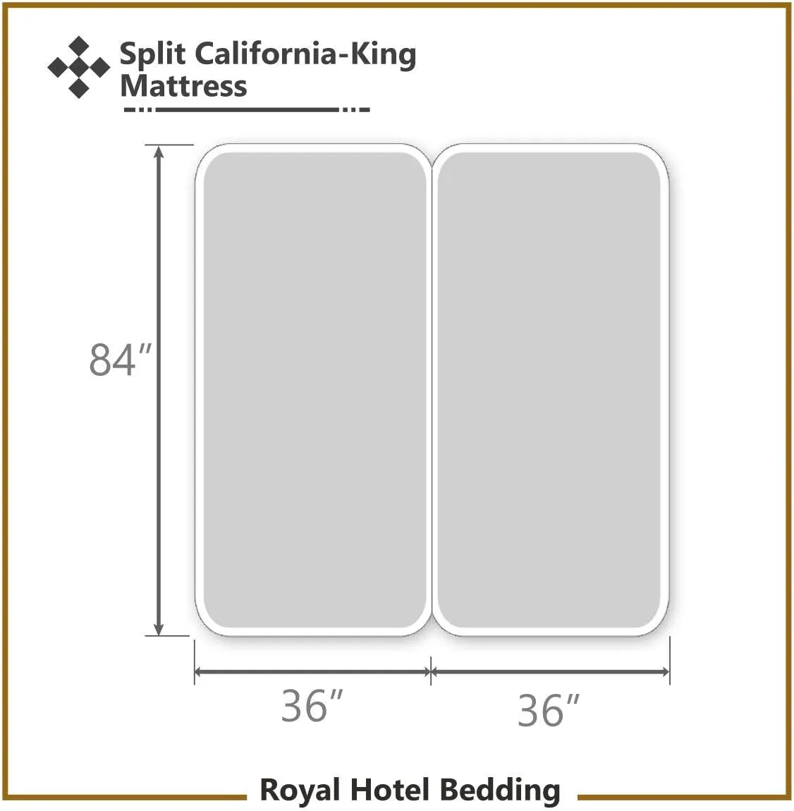 Royal Hotel Bedding Abripedic Crispy Percale Sheets, 300-Thread-Count, 5PC Solid Sheet Set, 100% Cotton, Up to 18 Inch Deep Pocket, Split-California-King, Ivory