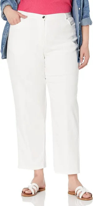 Ruby Rd. Women's Size Plus Classic Flat Front Denim Jean