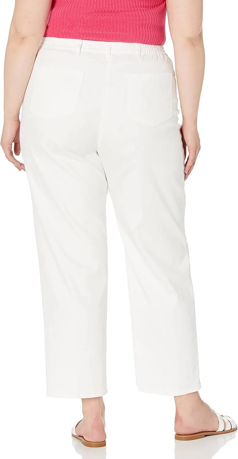 Ruby Rd. Women's Size Plus Classic Flat Front Denim Jean