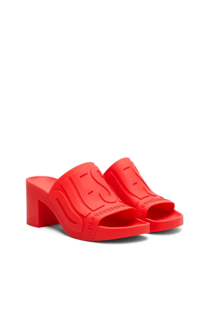 Sa-Pamela-Heeled Rubber Pool Slides
