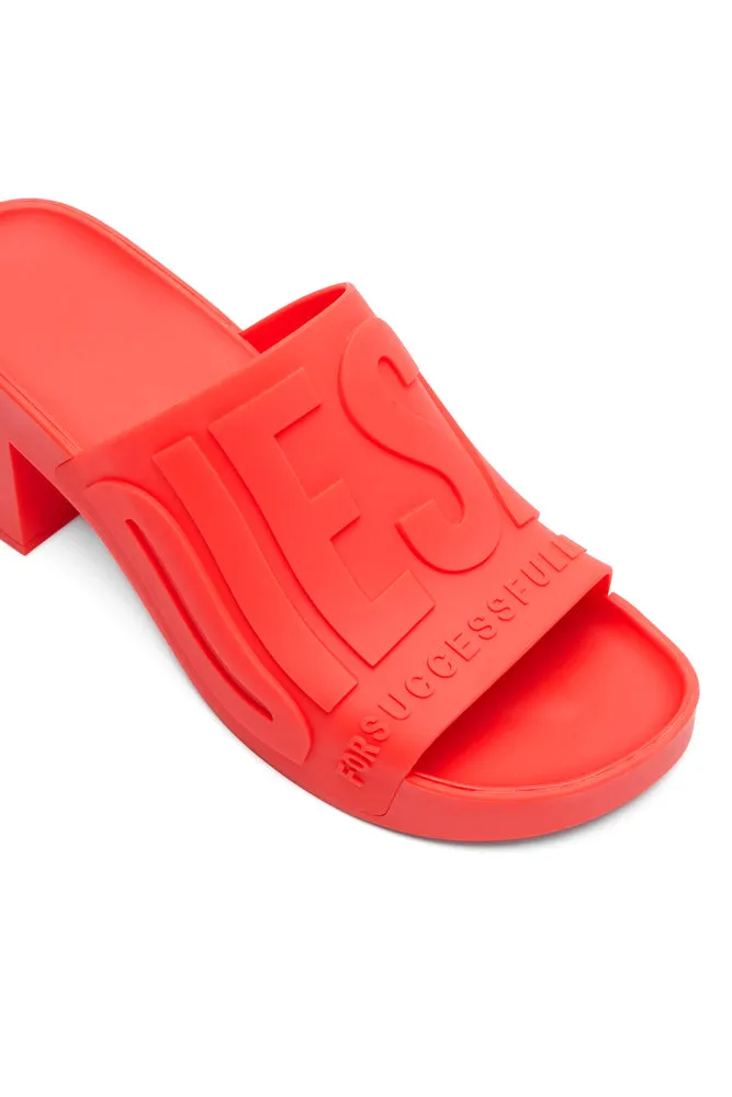Sa-Pamela-Heeled Rubber Pool Slides