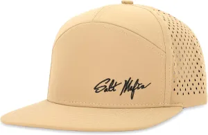 Salt Mafia Hats for Men - Waterproof Hats for Men, 7 Panel Flat Brim Surfer Hat