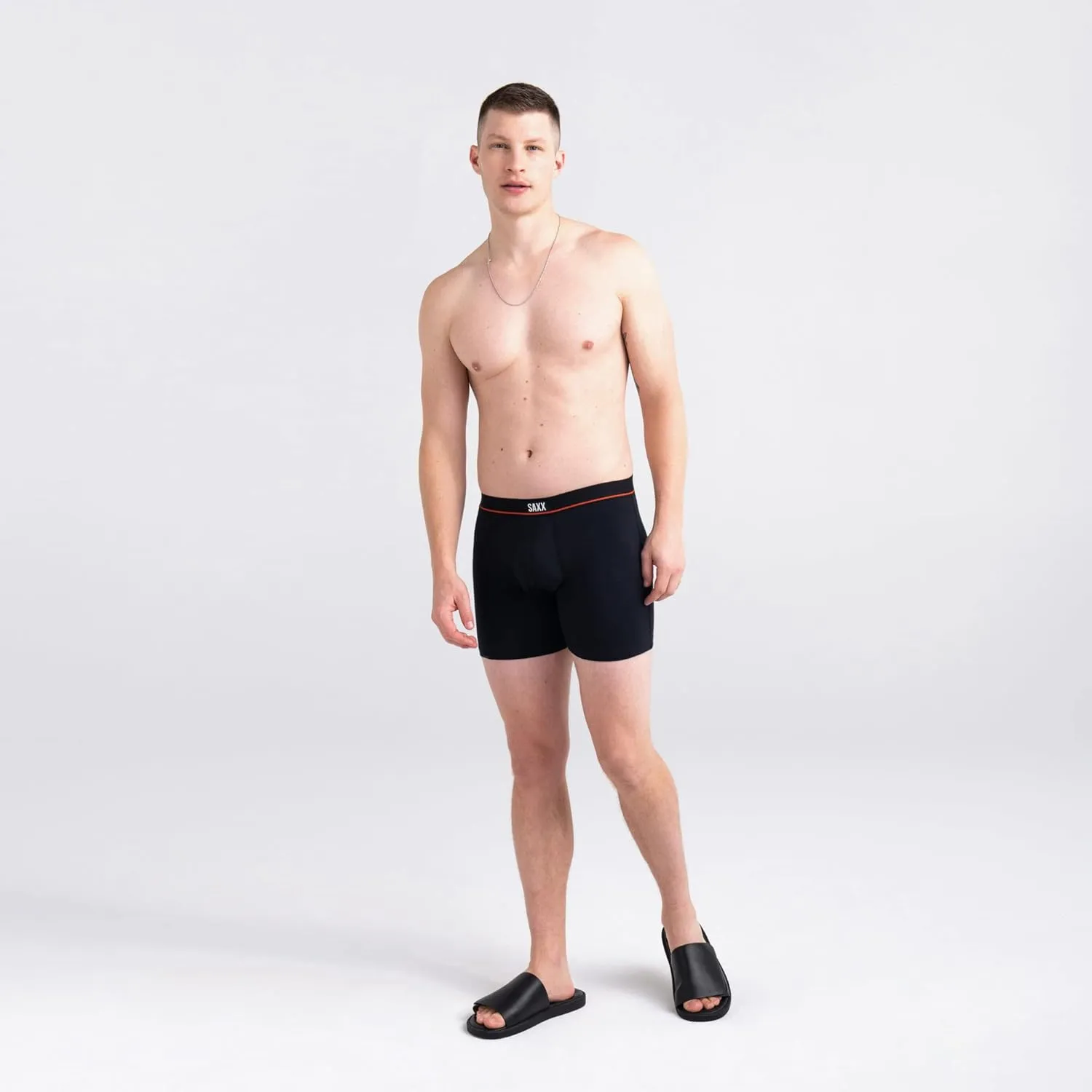 SAXX Underwear Co. Men's Underwear with Pouch Non-Stop Stretch Cotton Boxer Brief Fly