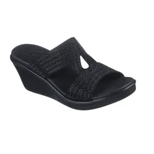 Shining Night Wedge in Black by Skechers