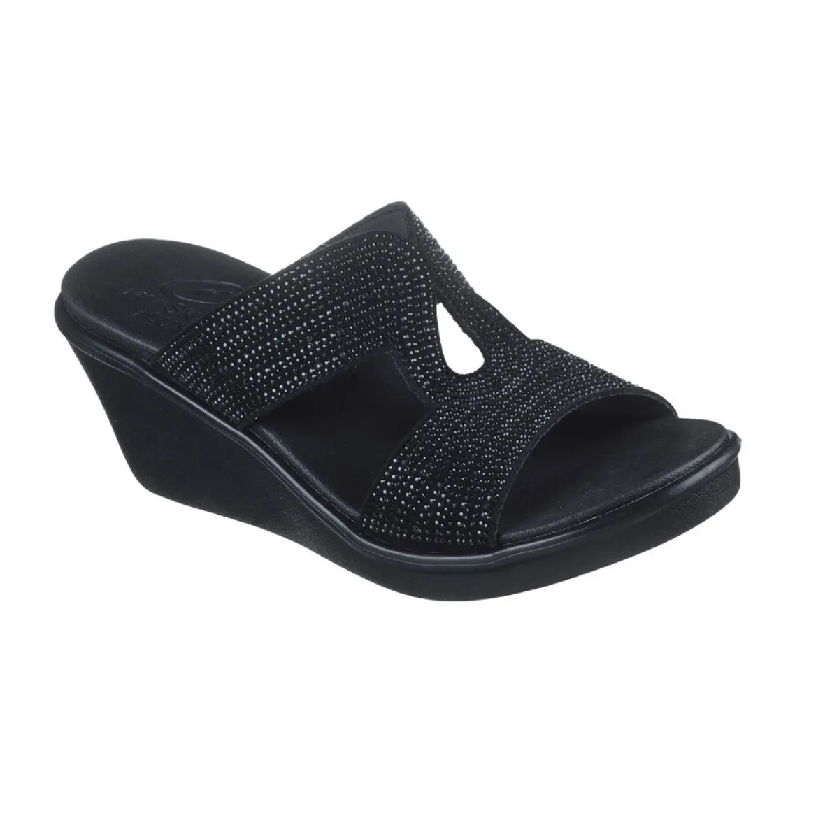 Shining Night Wedge in Black by Skechers