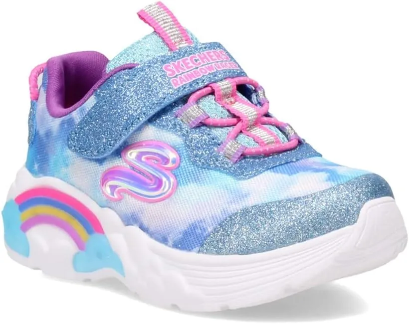 Skechers Girl's, S Lights: Rainbow Racers - Little Kid