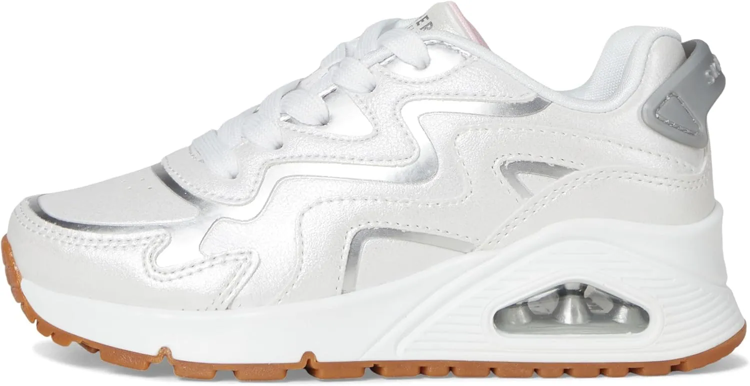 Skechers Girl's Uno Generation 1-Wavy Shimmer 310322l (Little Big Kid) Sneaker