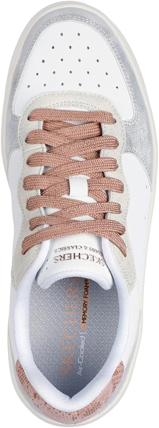 Skechers Women's Hiland-Soft Metals Sneaker