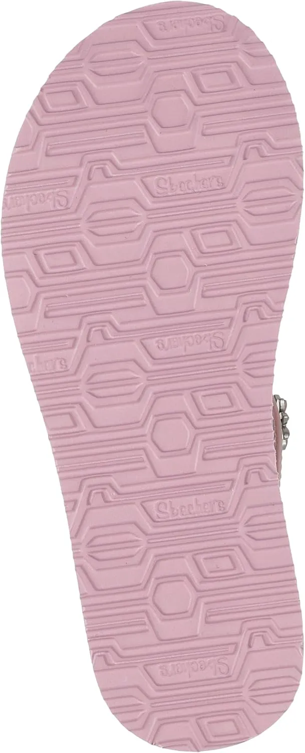 Skechers Women's Meditation-Happy Daisies Flip-Flop