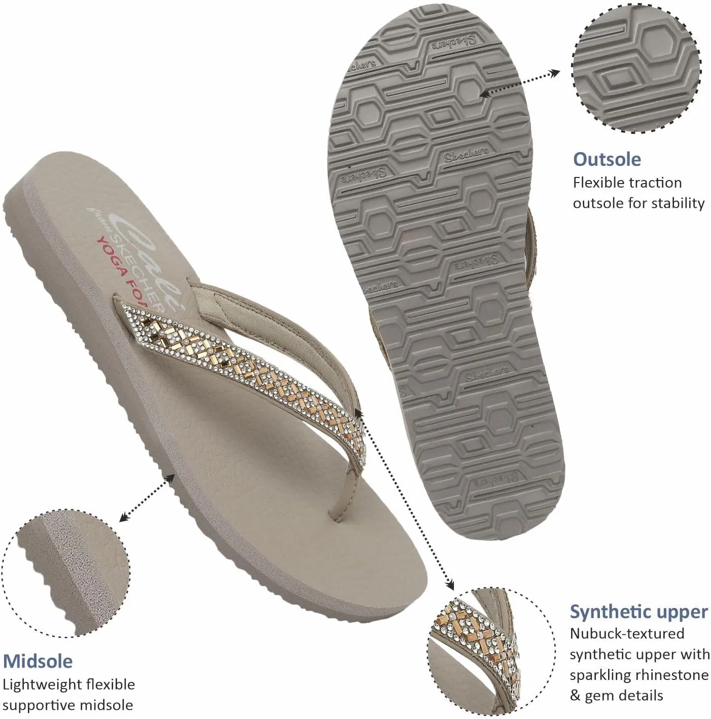 Skechers Women's Meditation Lotus Bae