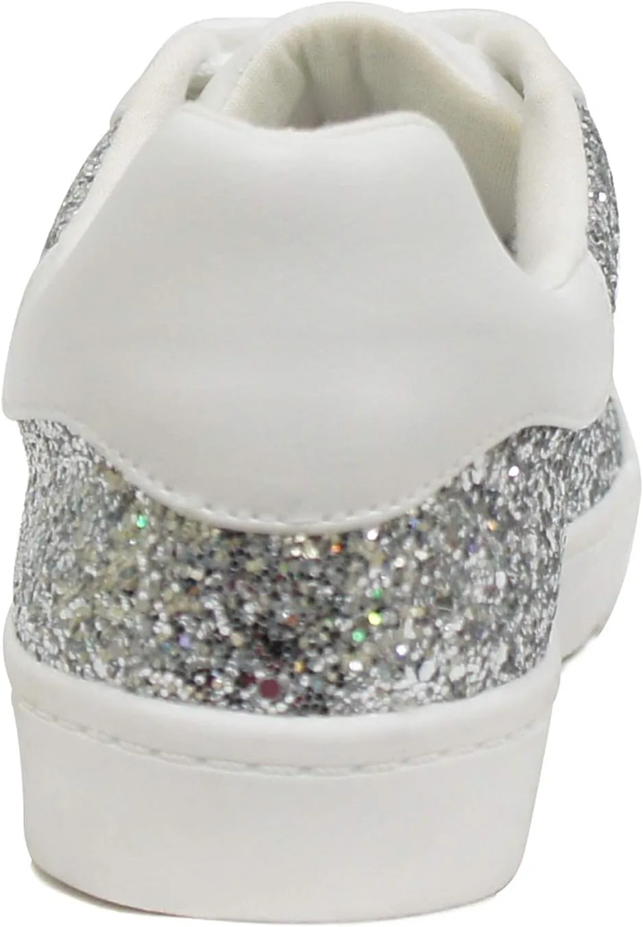 Soda Wander ~ Lace-up Double Layer Foam Padded Cushion Sock with Stars Low top Fashion Sneakers