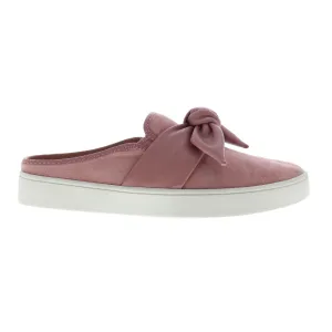 Spenco Barbados Slide SP1089BSH Womens Pink Suede Slip On Mule Sandals Shoes