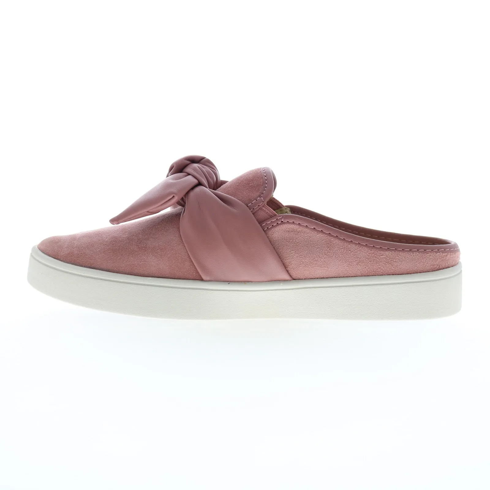 Spenco Barbados Slide SP1089BSH Womens Pink Suede Slip On Mule Sandals Shoes