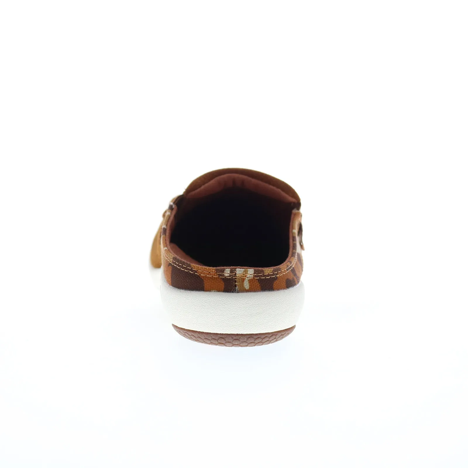 Spenco Siesta Via Slide SP1036CSH Womens Brown Suede Mule Sandals Shoes