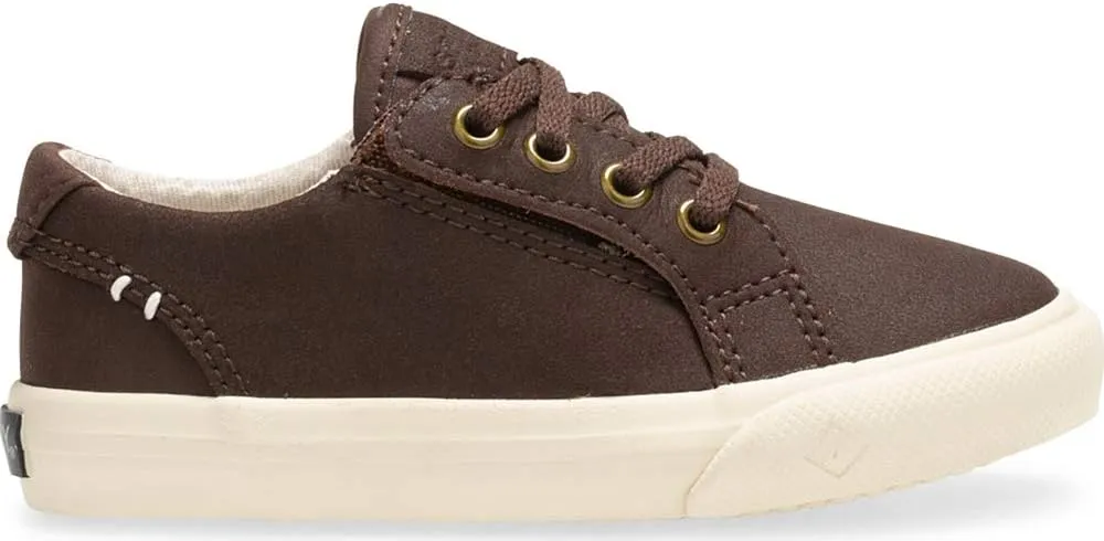 Sperry Boys' Striper 2 Jr Sneaker, Brown 8.5 W