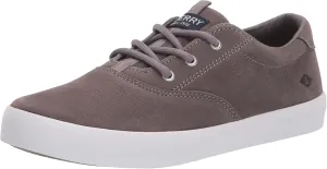 Sperry Mens Shoes Spinnaker Washable Sneaker, Gray, 12.5 US Unisex Big Kid