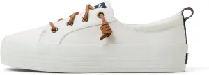 Sperry Women's Crest Vibe Platform Sneaker, White, 12