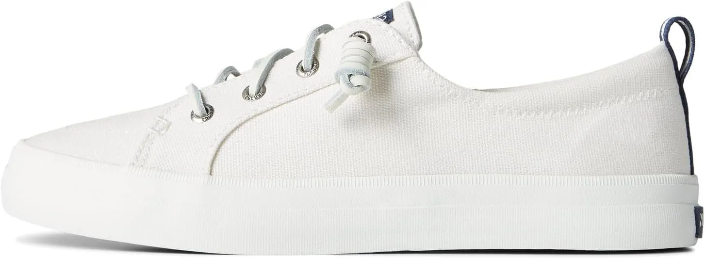 Sperry Women's Crest Vibe Sneaker, White, 9.5 Wide