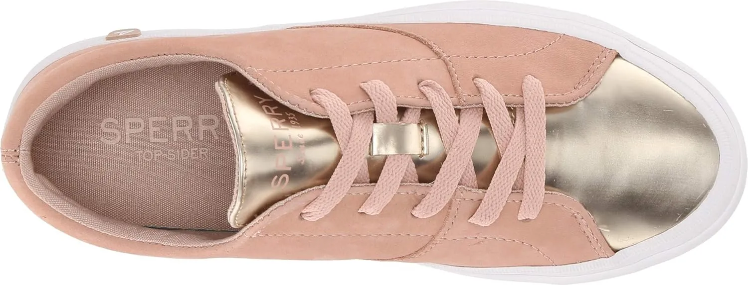 Sperry Women's Haven Lace Up Metallic Sneaker