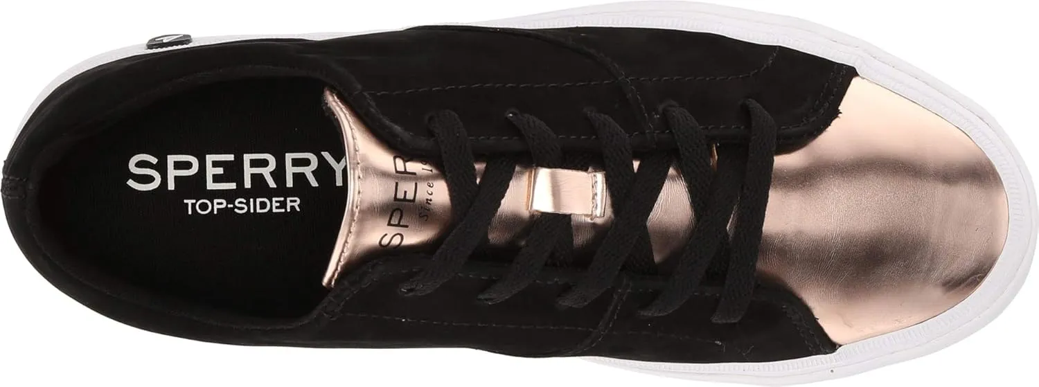 Sperry Women's Haven Lace Up Metallic Sneaker