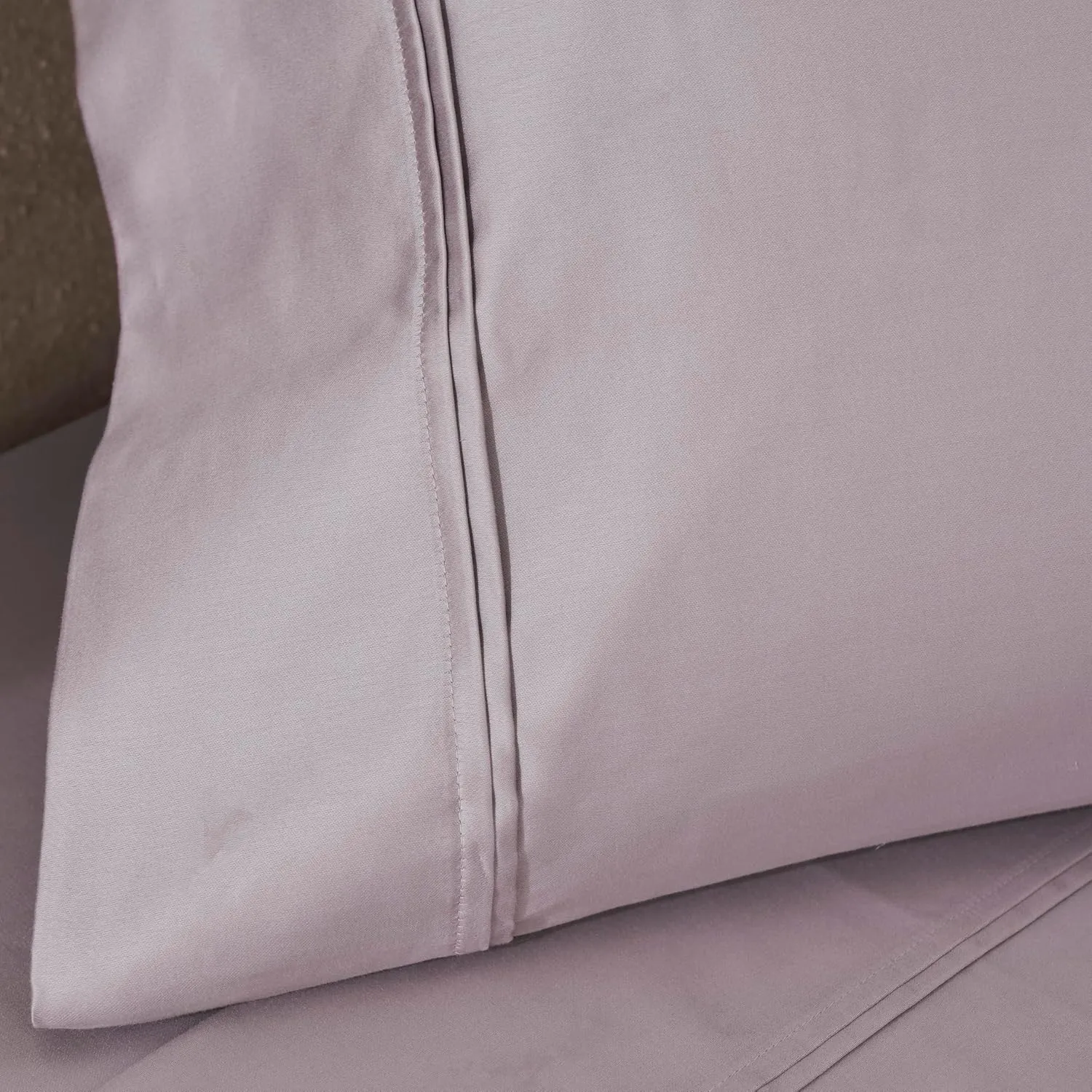 Superior 1200 Thread Count Egyptian Cotton Sheet Set, Bedroom Sheets, Modern Home Essentials, Luxury Bedding, 1 Elastic Deep Pocket Fitted Bed Sheet, 1 Flat Sheet, 2 Pillowcases, Full, Zephyr