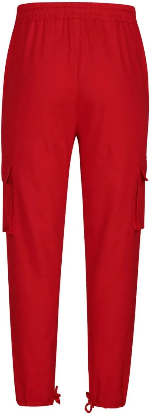 Sweatpants for Men Casual Relaxed Sweat Pants Elastic Waist Baggy Trousers Athletic Cotton Sweatpants with Pockets