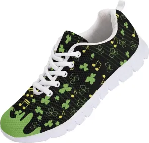 SYtrade Women's Running Shoes Lace Up Walking Tennis Sneakers White Sole