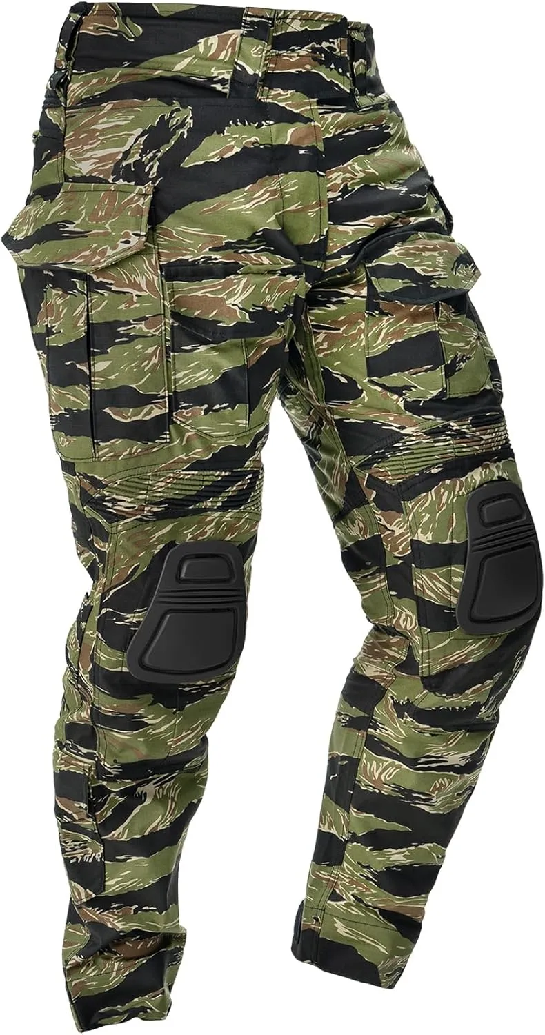 Tactical Men's G3 Combat Pants with Knee Pads Camouflage Pants Hunting Fishing Paintball Outdoor Pants
