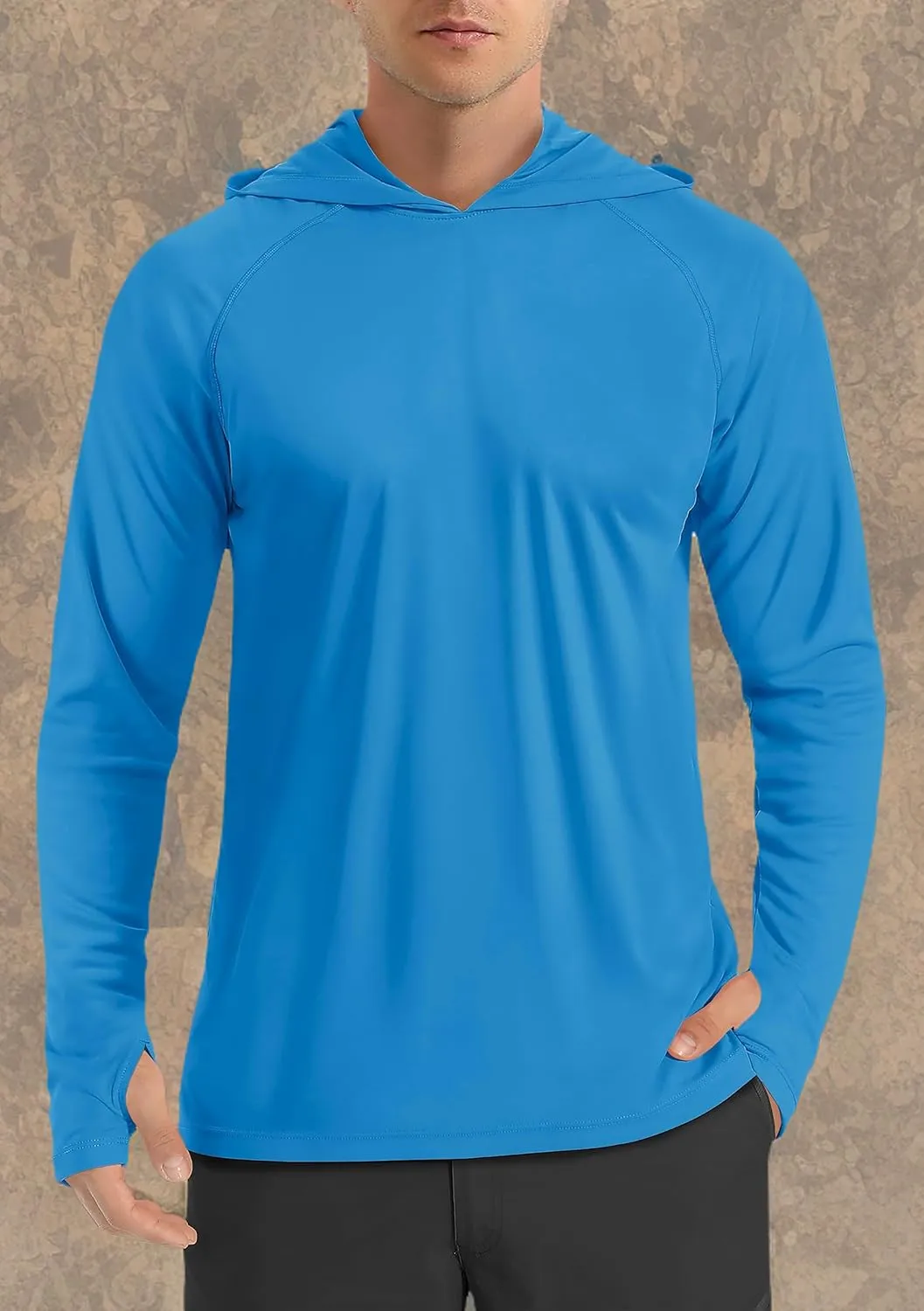 TACVASEN Men’s Sun Protection Shirts UPF 50  Rash Guard for Men Long Sleeve Lightweight SPF UV Hoodie Swimming Hiking