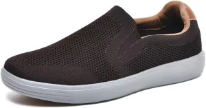 TIOSEBON Men's Mesh Slip on Walking Shoes-Comfortable Drving Loafer Fashion Sneaker