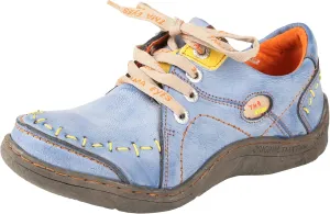 TMA EYES Women 's Hand Stitched Leather Walking Shoes