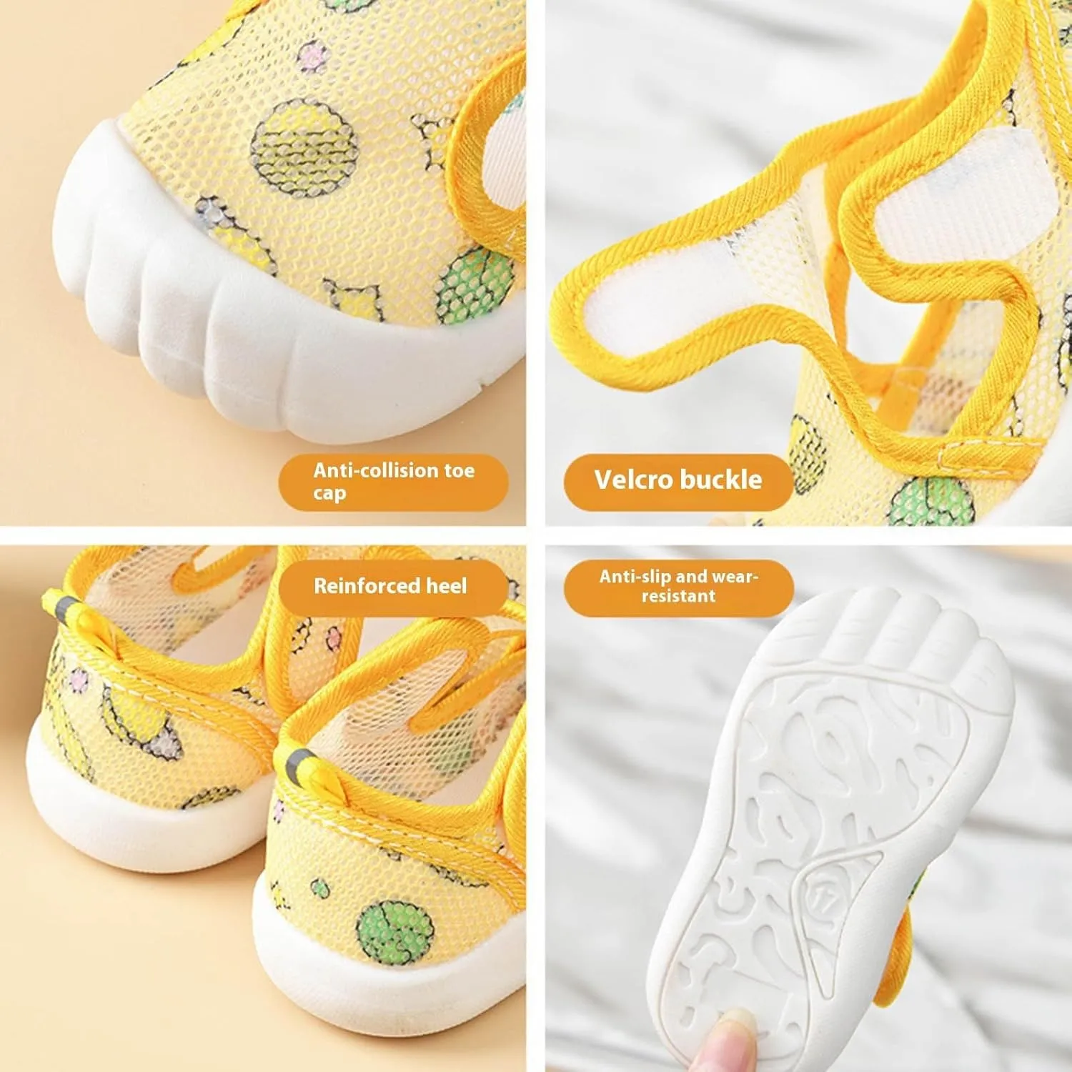 Toddler Water Shoes Barefoot Water Shoes for Kids Baby Socks Support Breathable Baby Boys Sandals Girls Sneakers Size 12
