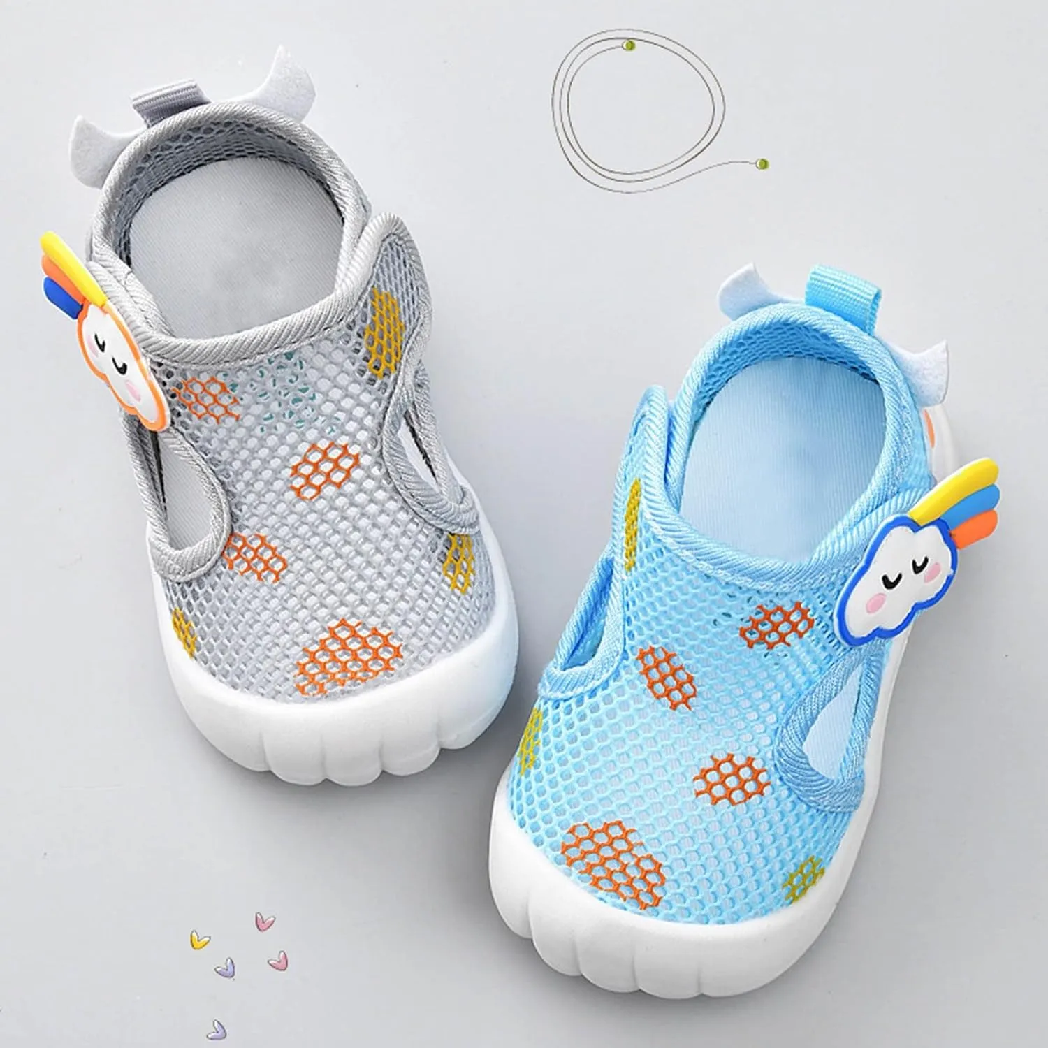 Toddler Water Shoes Barefoot Water Shoes for Kids Baby Socks with Arch Support Breathable Baby Girl Sneakers Size 12