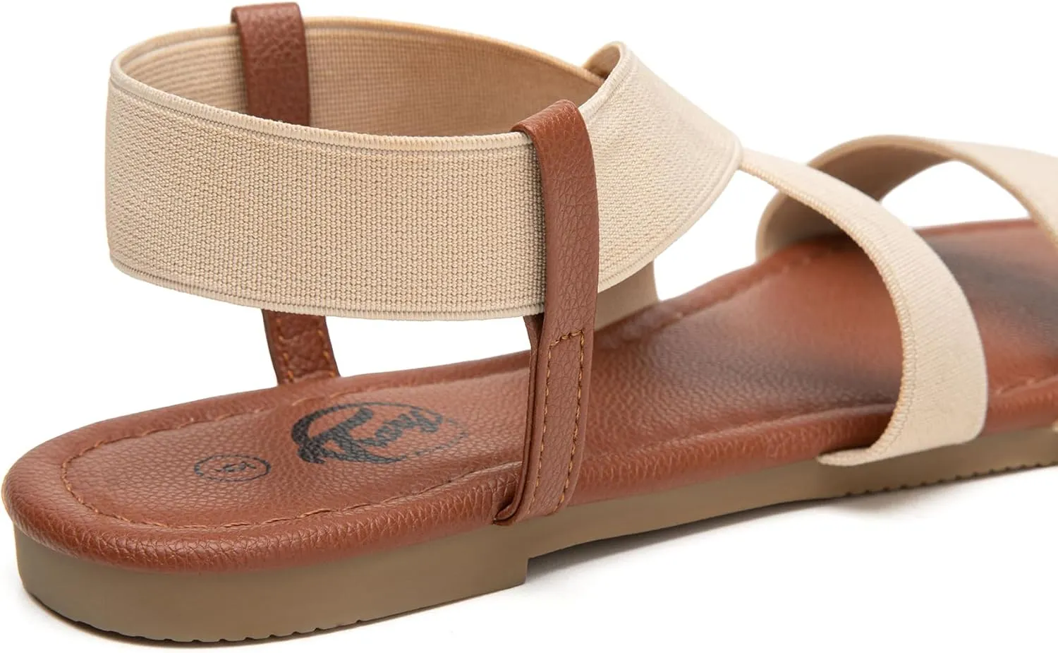 Trary Women's Dressy Summer Sandals, Elastic, Cute, Open Toe, Wide, Sandalias Para Mujer
