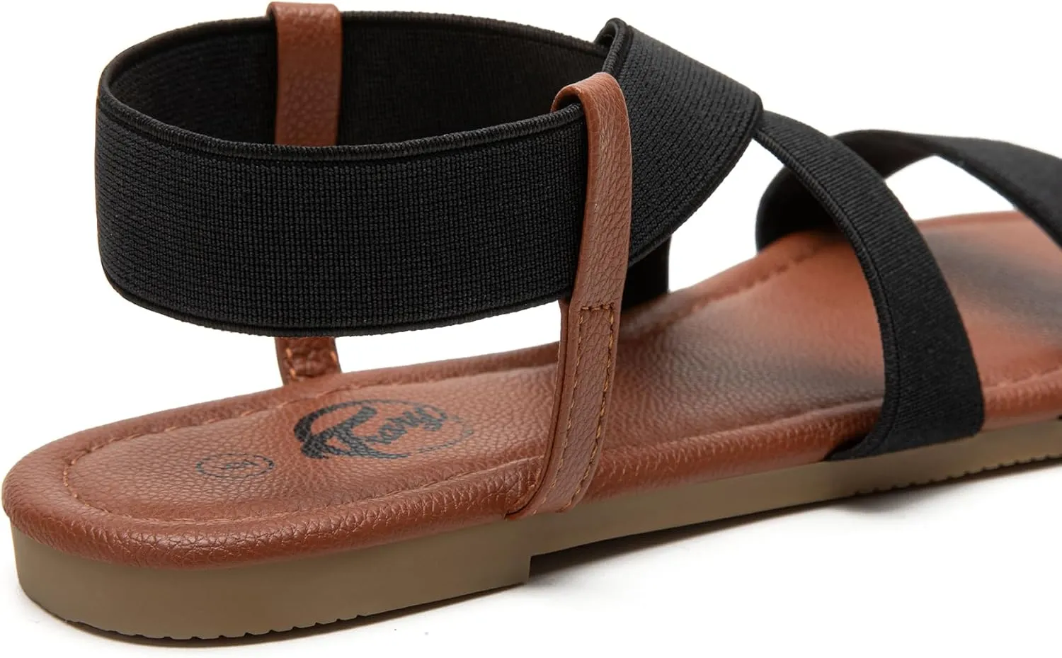 Trary Women's Dressy Summer Sandals, Elastic, Cute, Open Toe, Wide, Sandalias Para Mujer