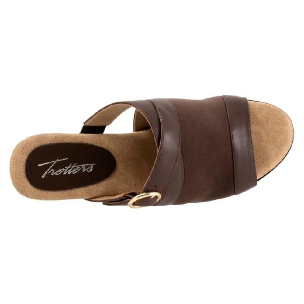 Trotters Mitzie Dark Brown Sandal (Women's)