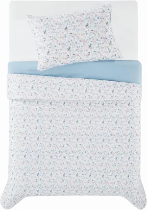 TRULY SOFT Maine Floral Bed in a Bag Multi Polyester 5-Piece Twin XL Bed in a Bag, Floral Themed, for Men and Women, Oeko-TEX Certified Confidence