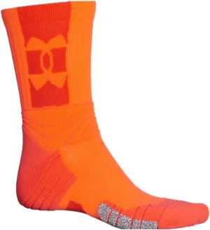 Under Armour Playmaker Men's Crew Socks, Large (8-12)- Beta Red, 1 Pair