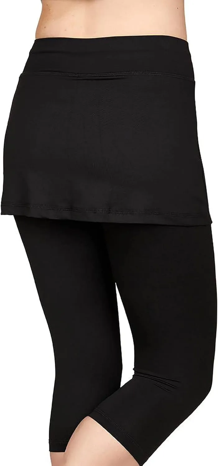 UV Staples Abaza 13in Womens Tennis Skirt with Capri Leggings