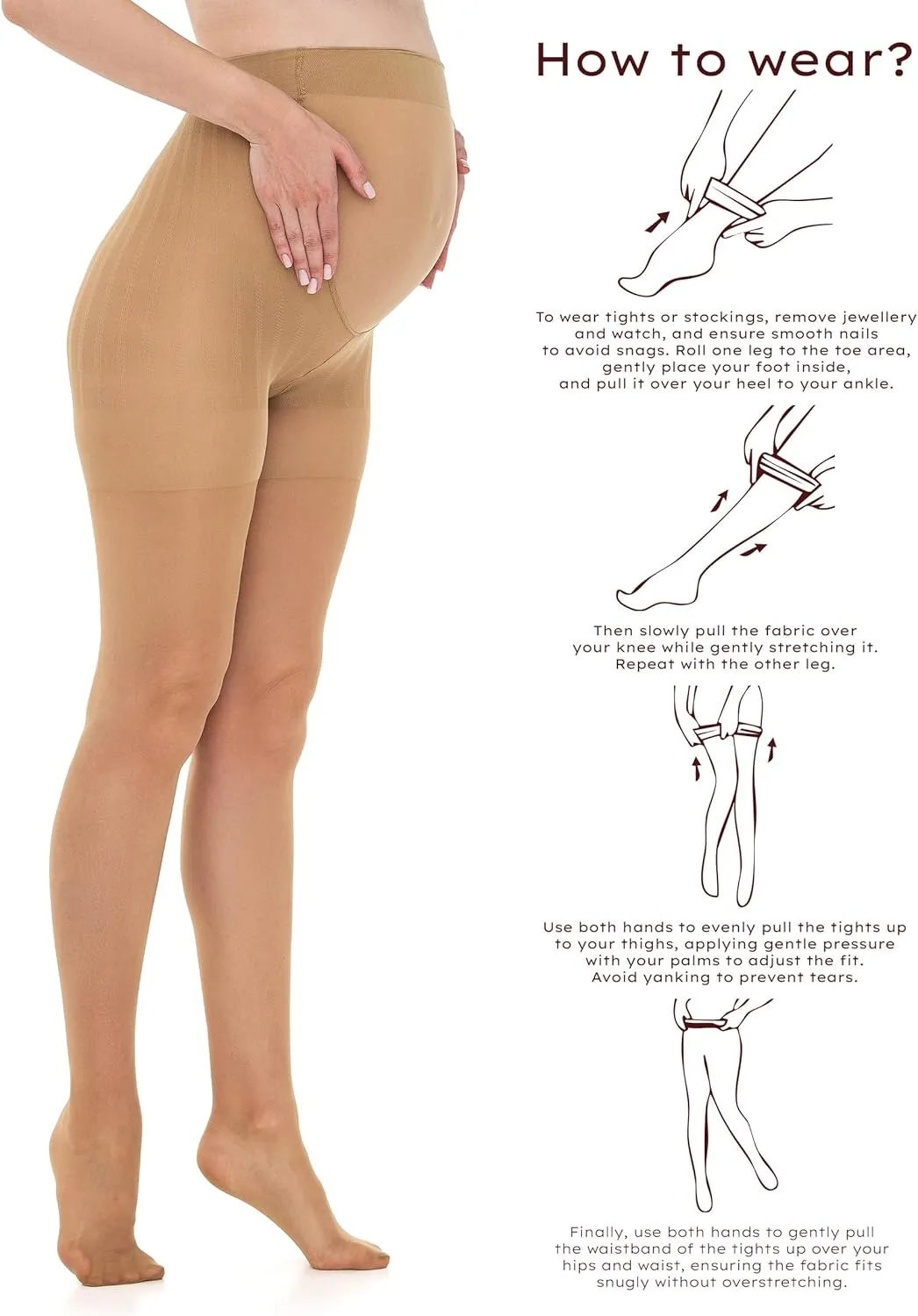 Veluk Sheer Pantyhose for Women 20 Denier
