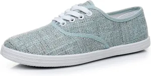 VenusCelia Women's Rainbow Lace Up Sneaker Shoes