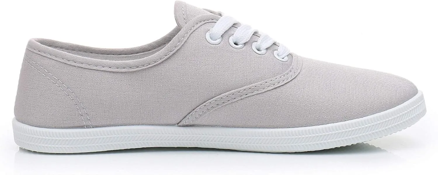 VenusCelia Women's Rainbow Lace Up Sneaker Shoes