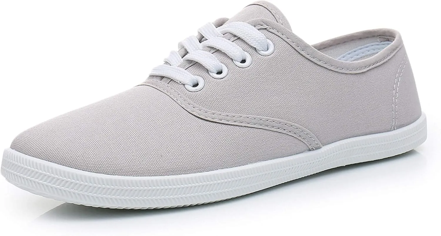 VenusCelia Women's Rainbow Lace Up Sneaker Shoes
