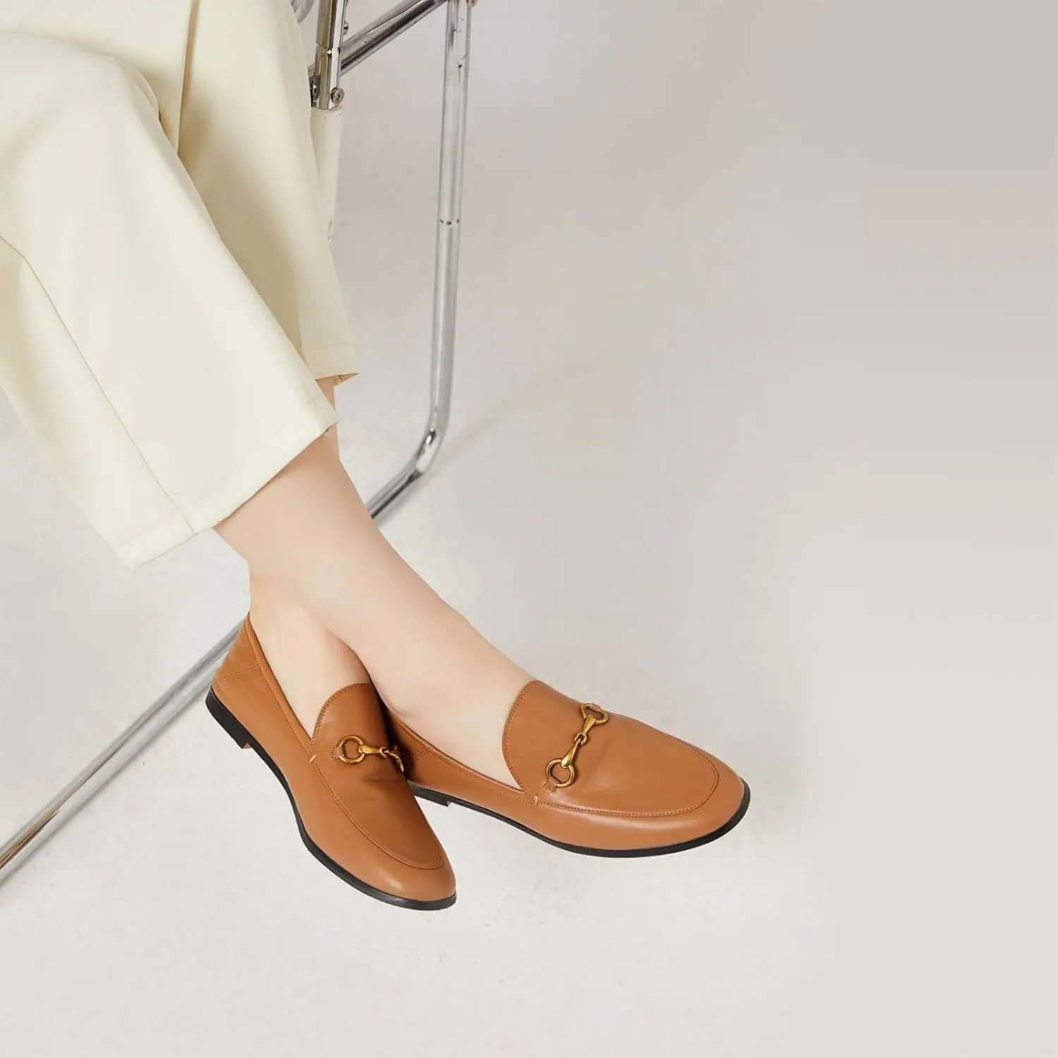 Vertundy Loafers for Womens Low Heel Flats Loafers